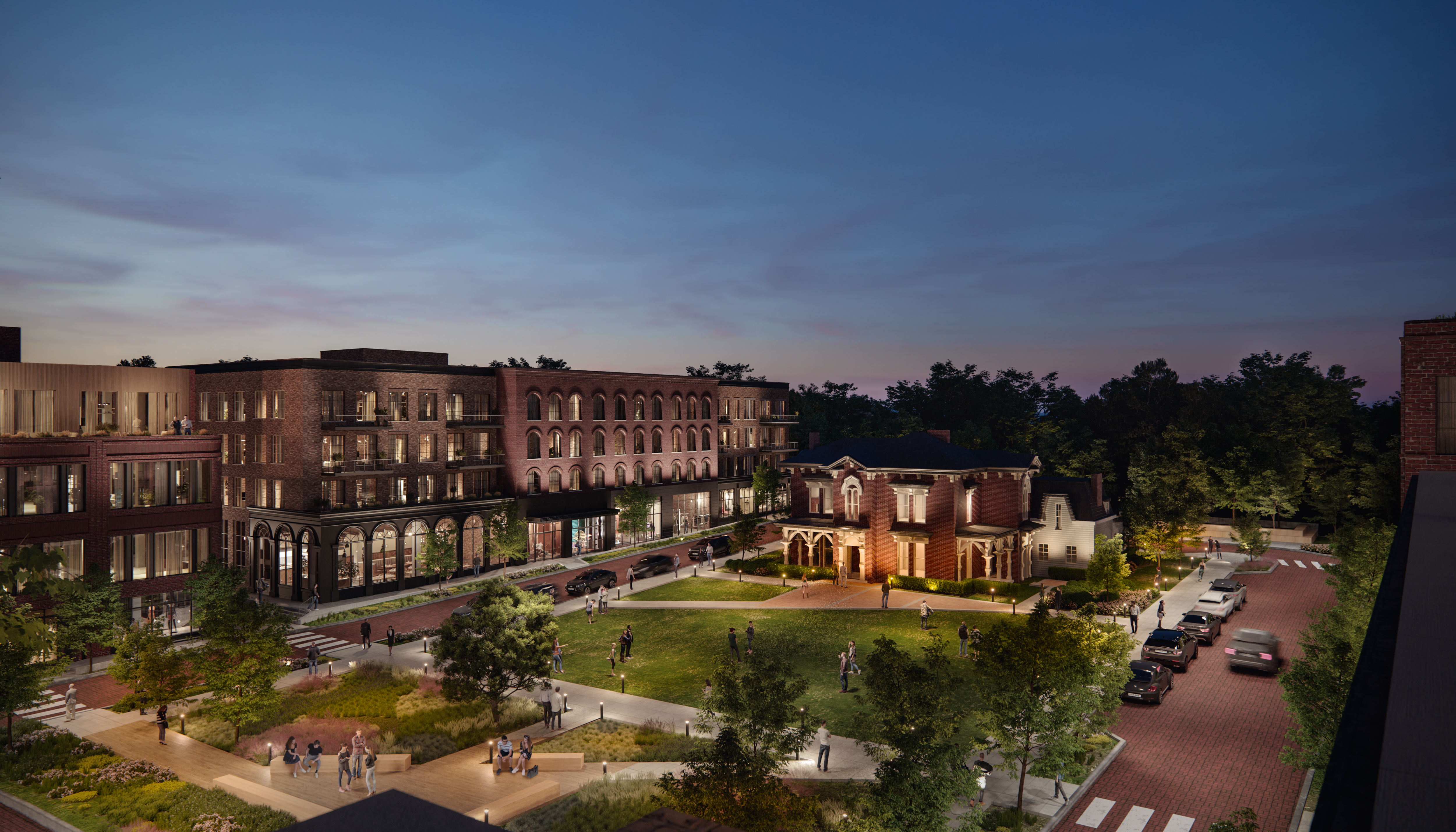 Rendering of the Leon Loop area of the Wedgewood Village development