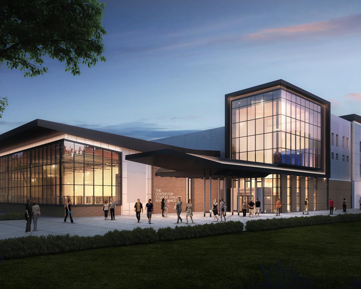Rendering of the Student-Athlete Performance Center at MTSU.