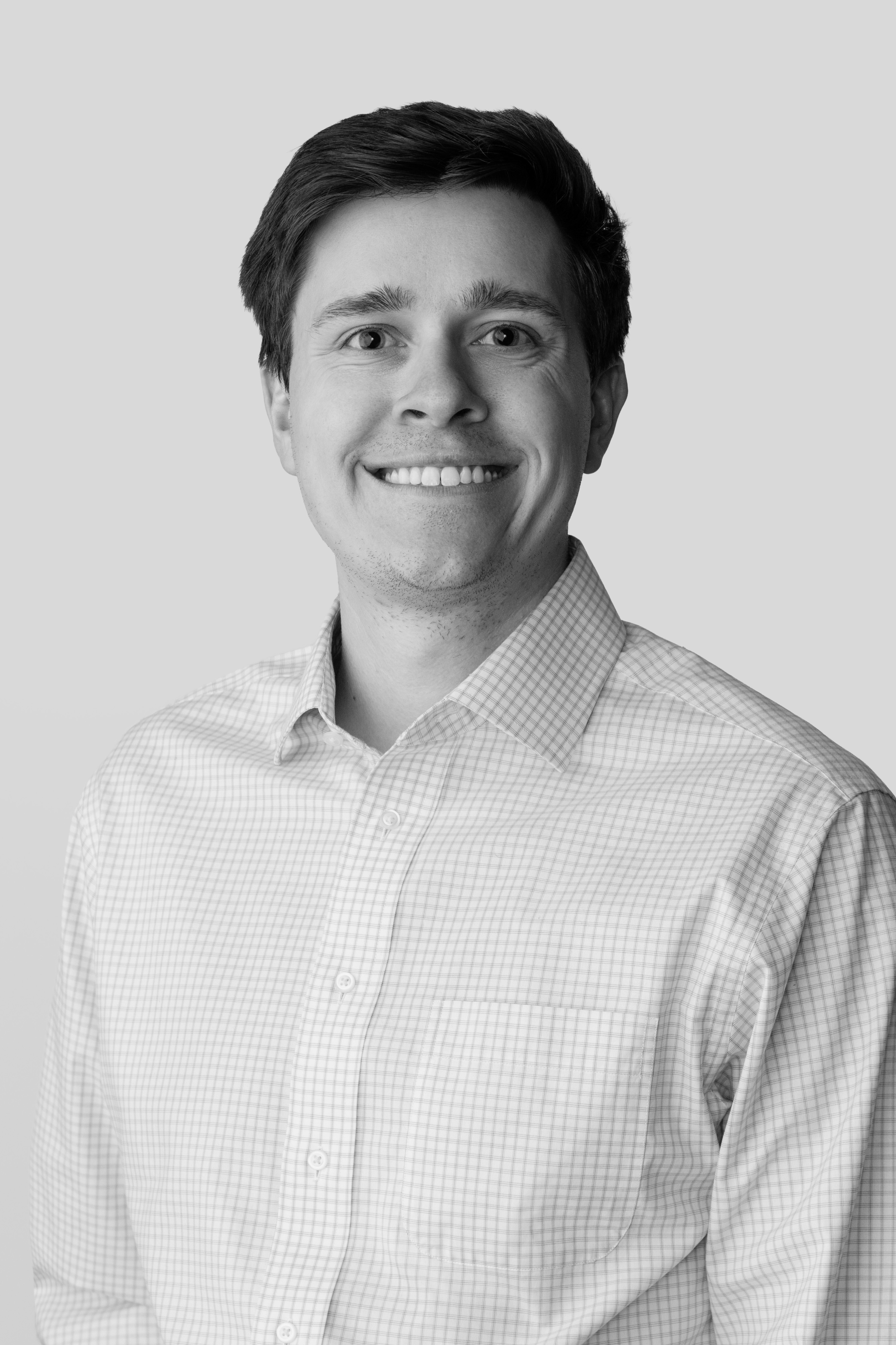 Black and white portrait