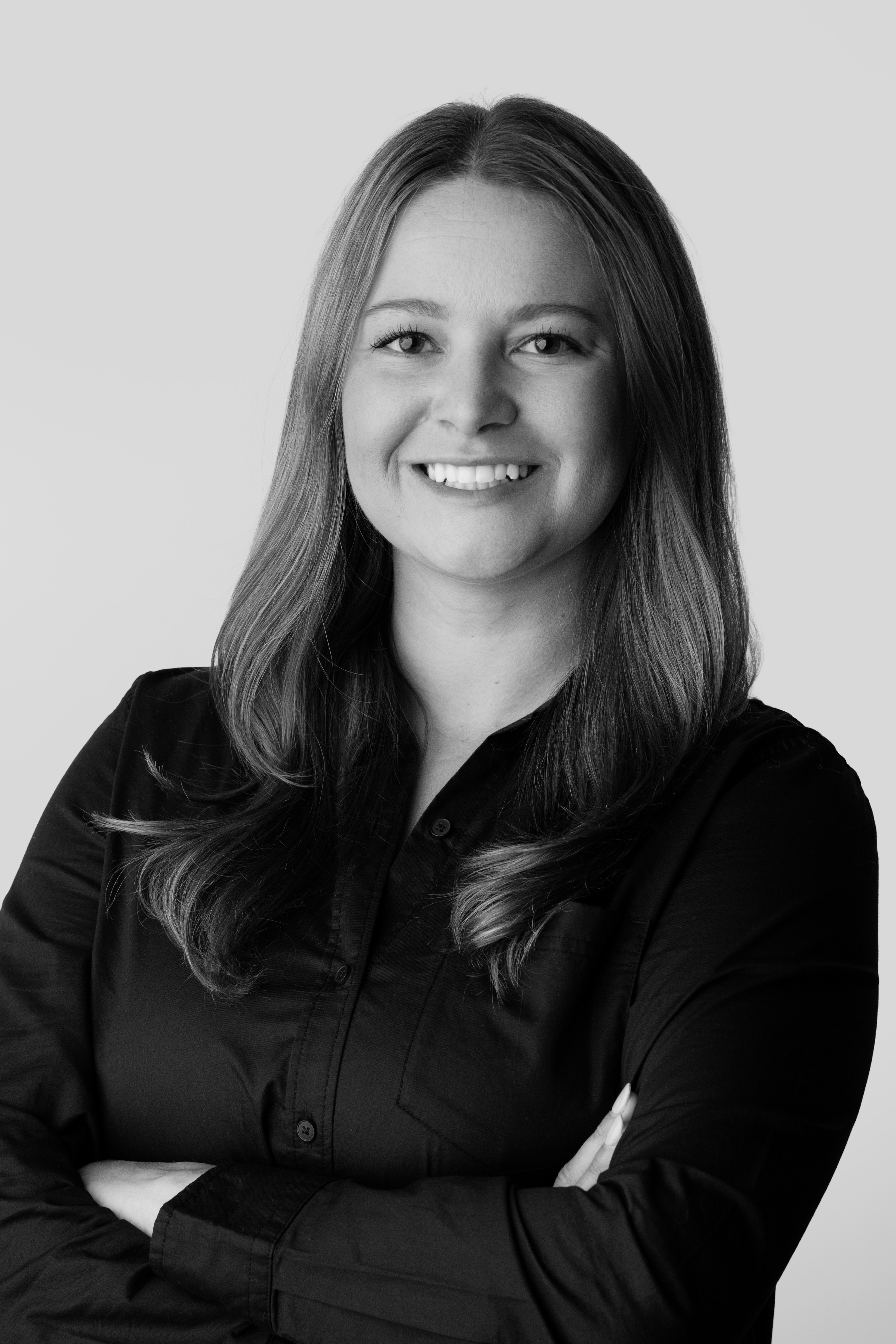 Black and white portrait