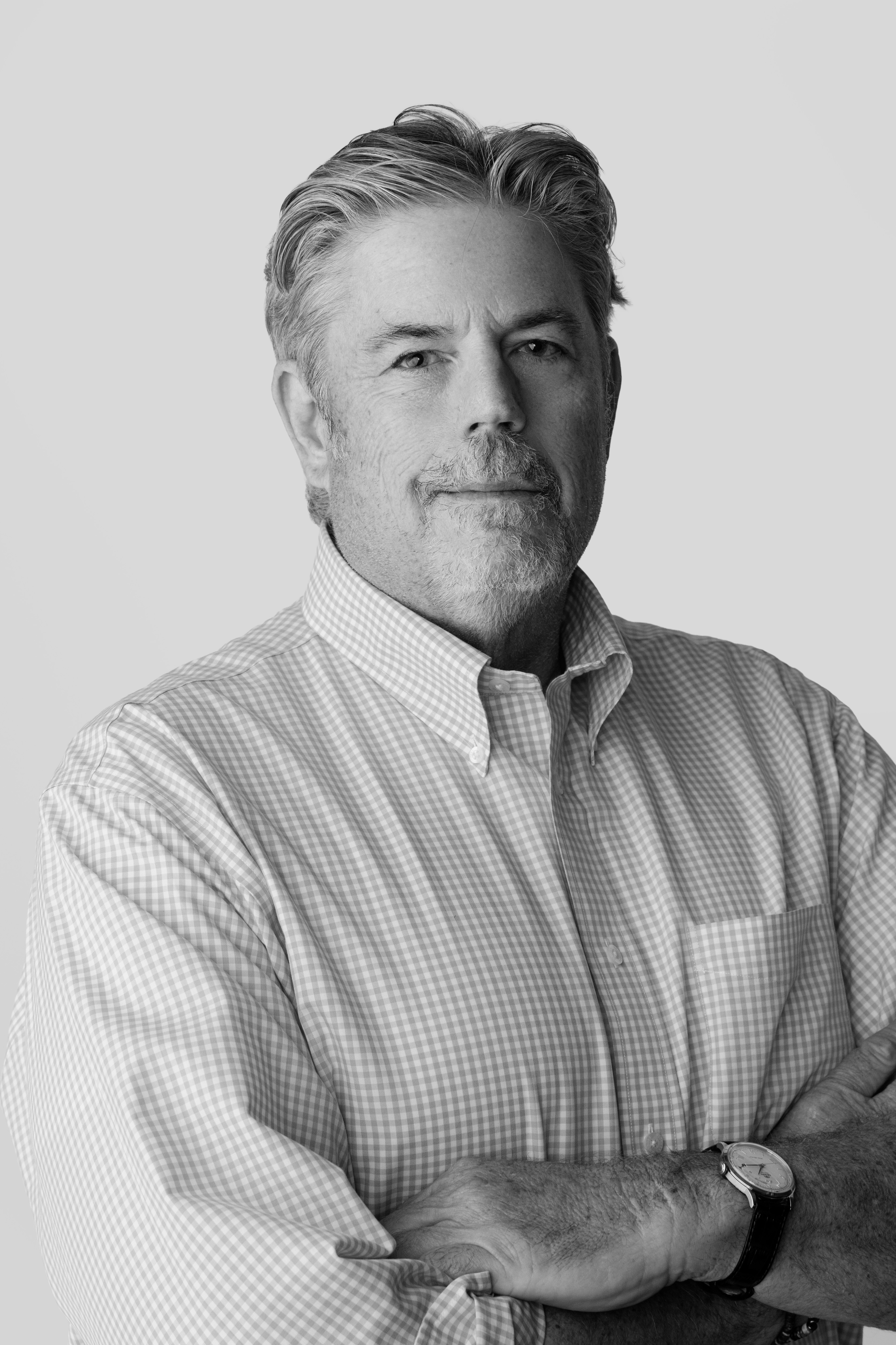 Black and white portrait