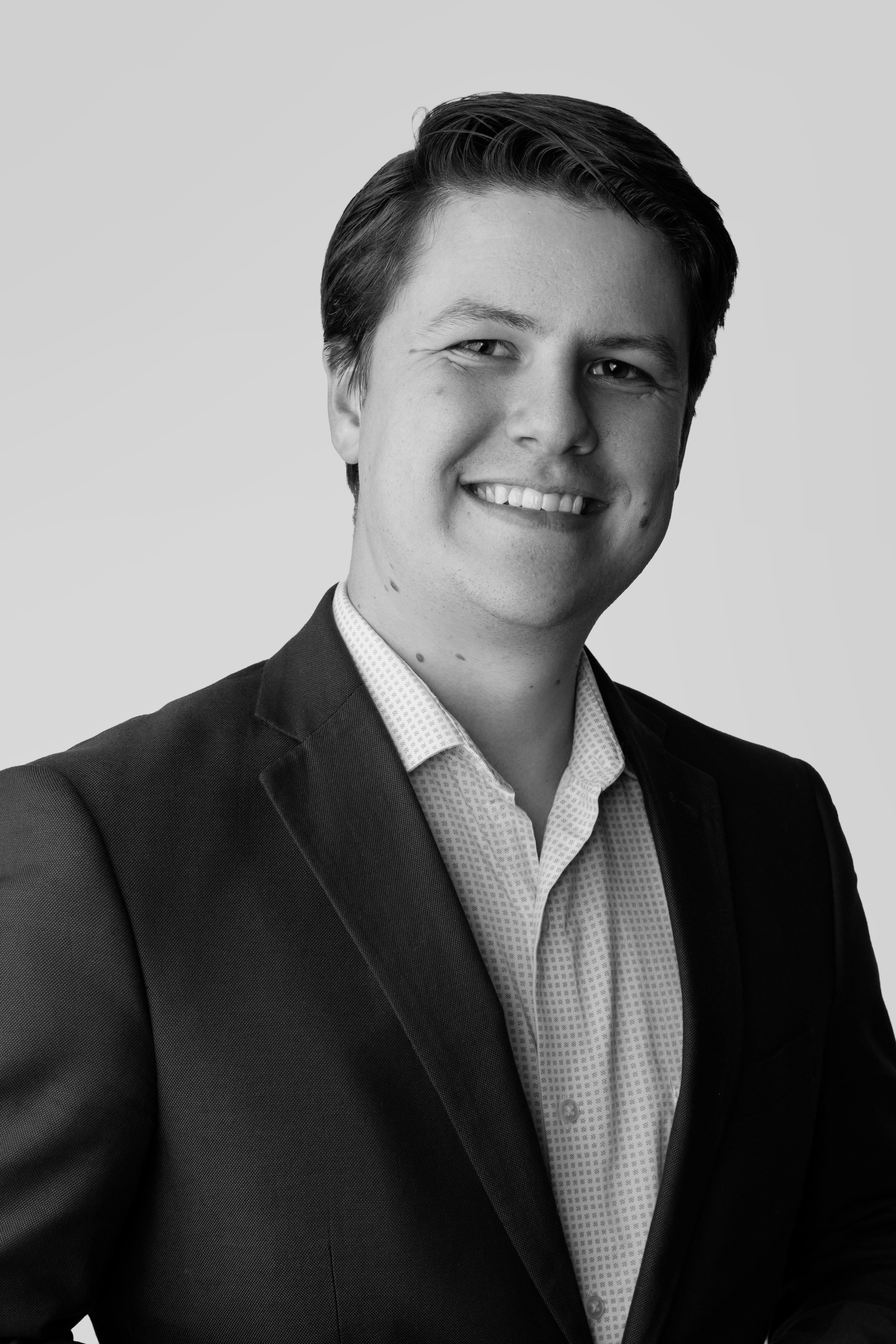 Black and white portrait