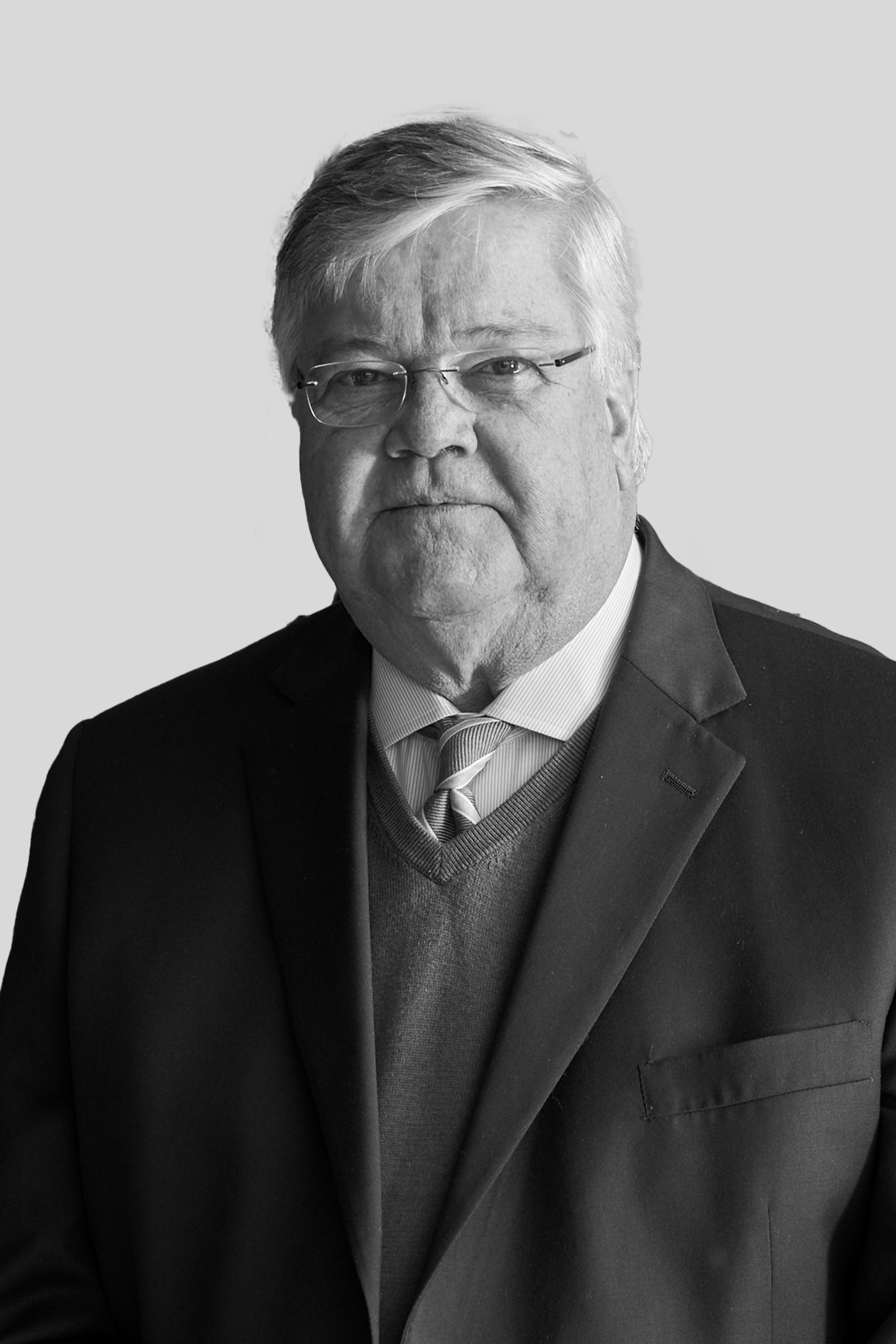 Black and white portrait