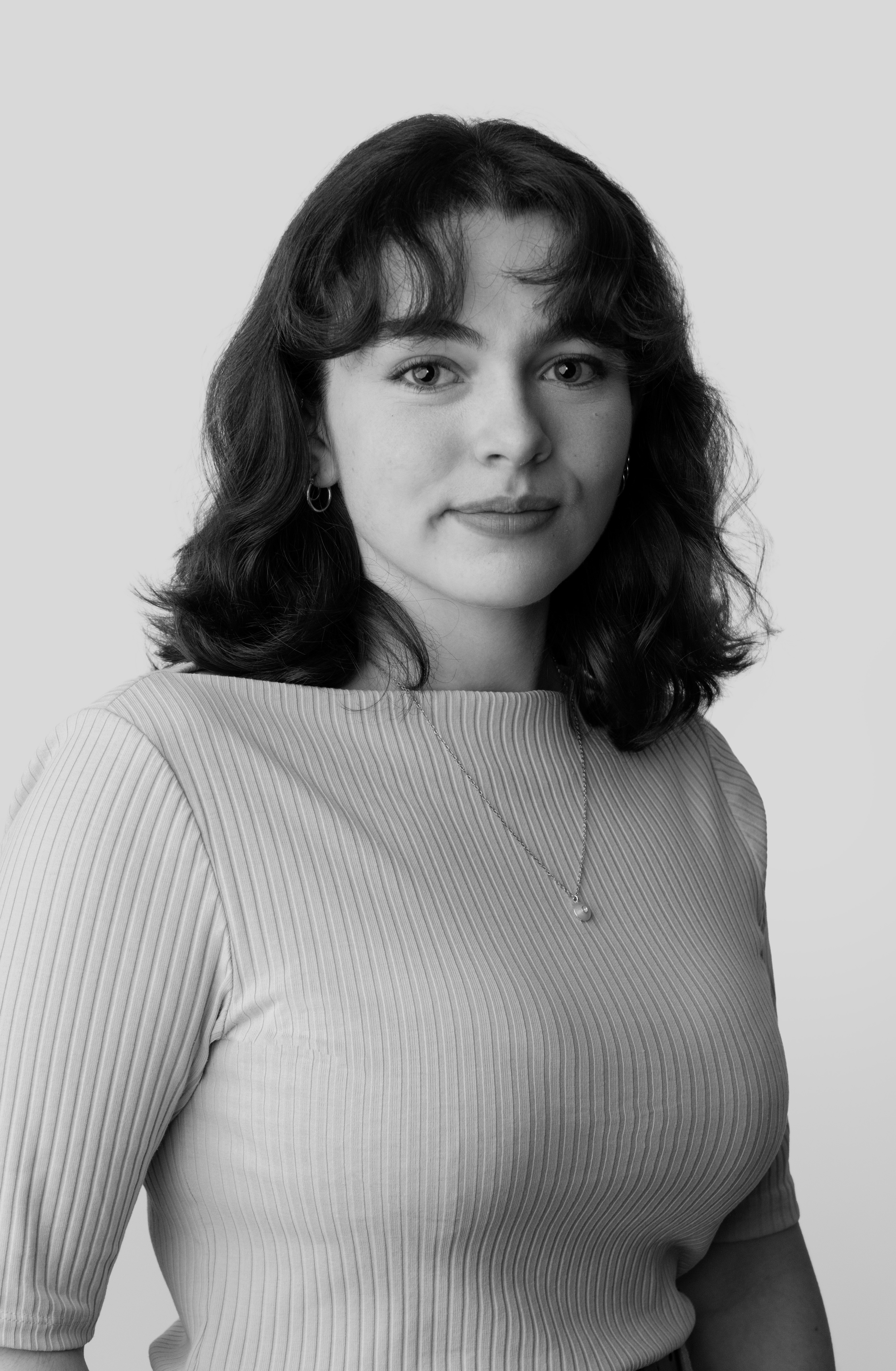 Black and white portrait