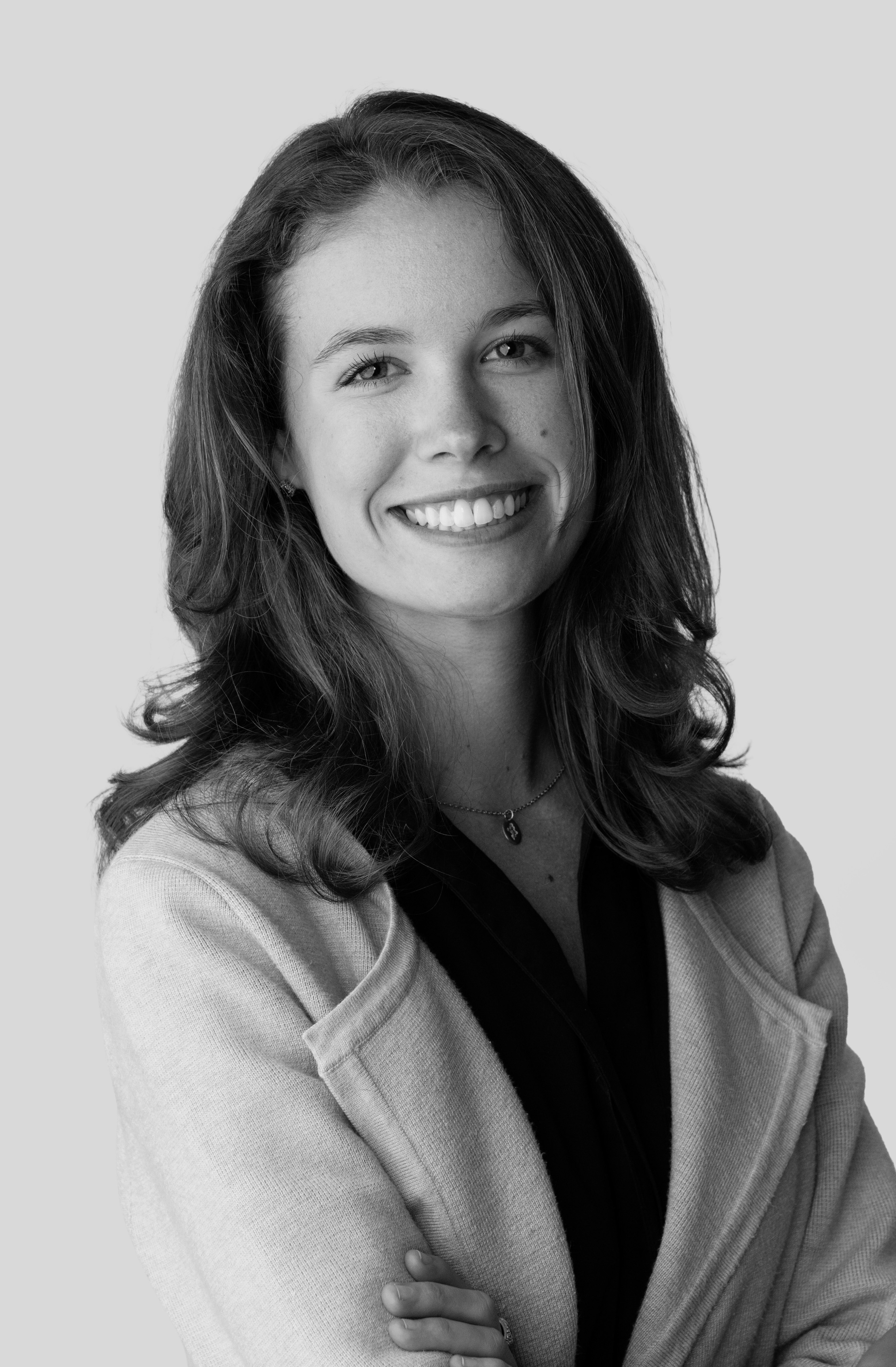Black and white portrait