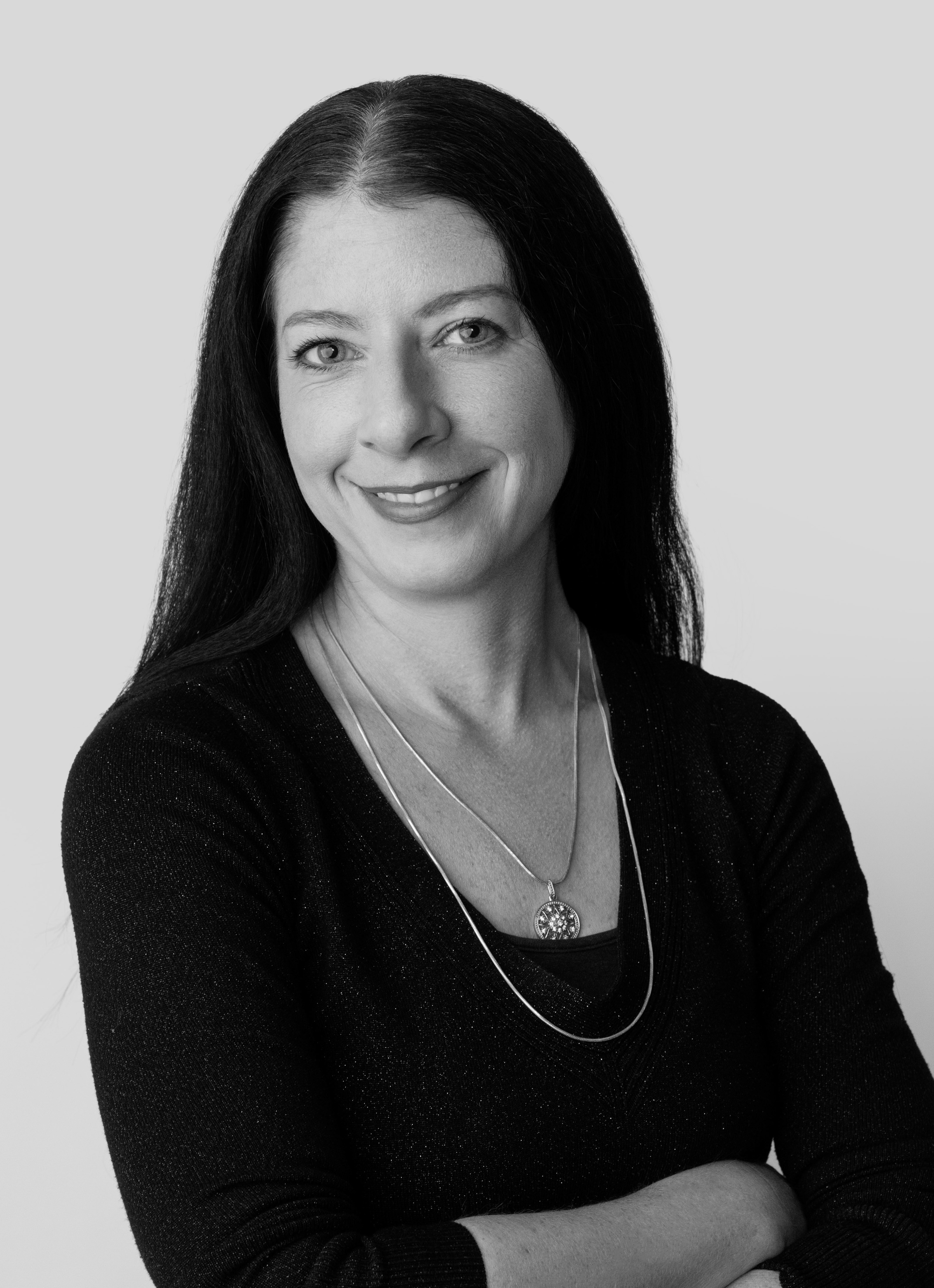 Black and white portrait