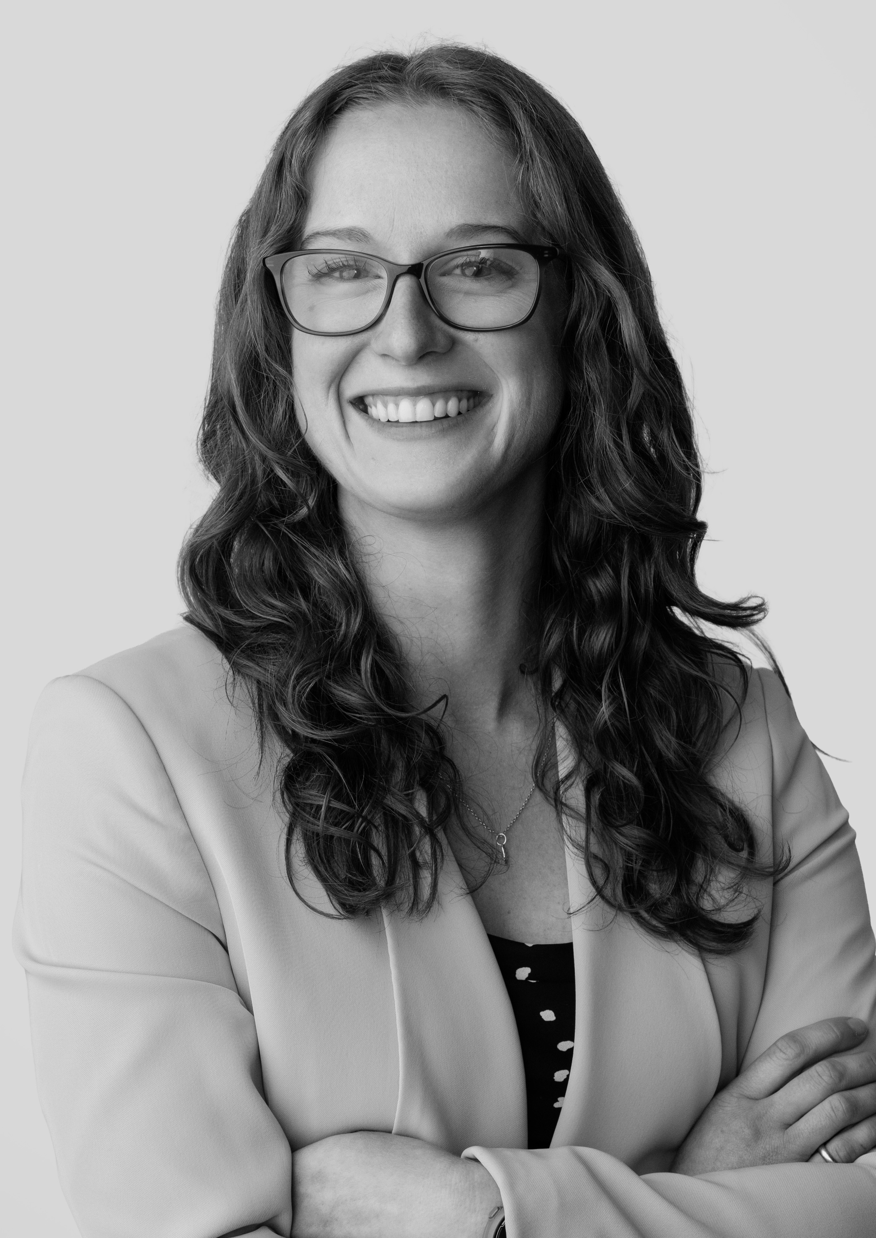 Black and white portrait