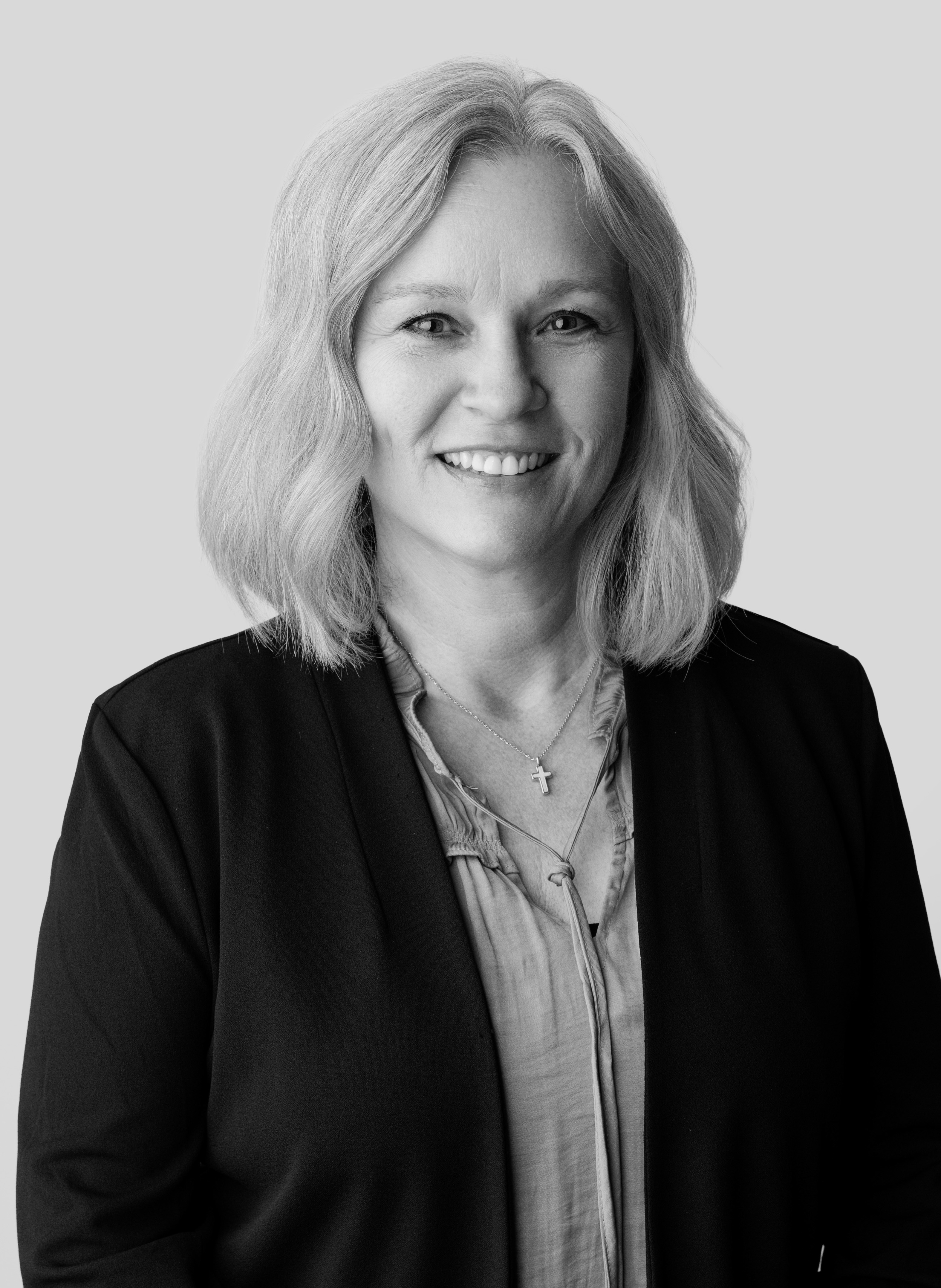 Black and white portrait